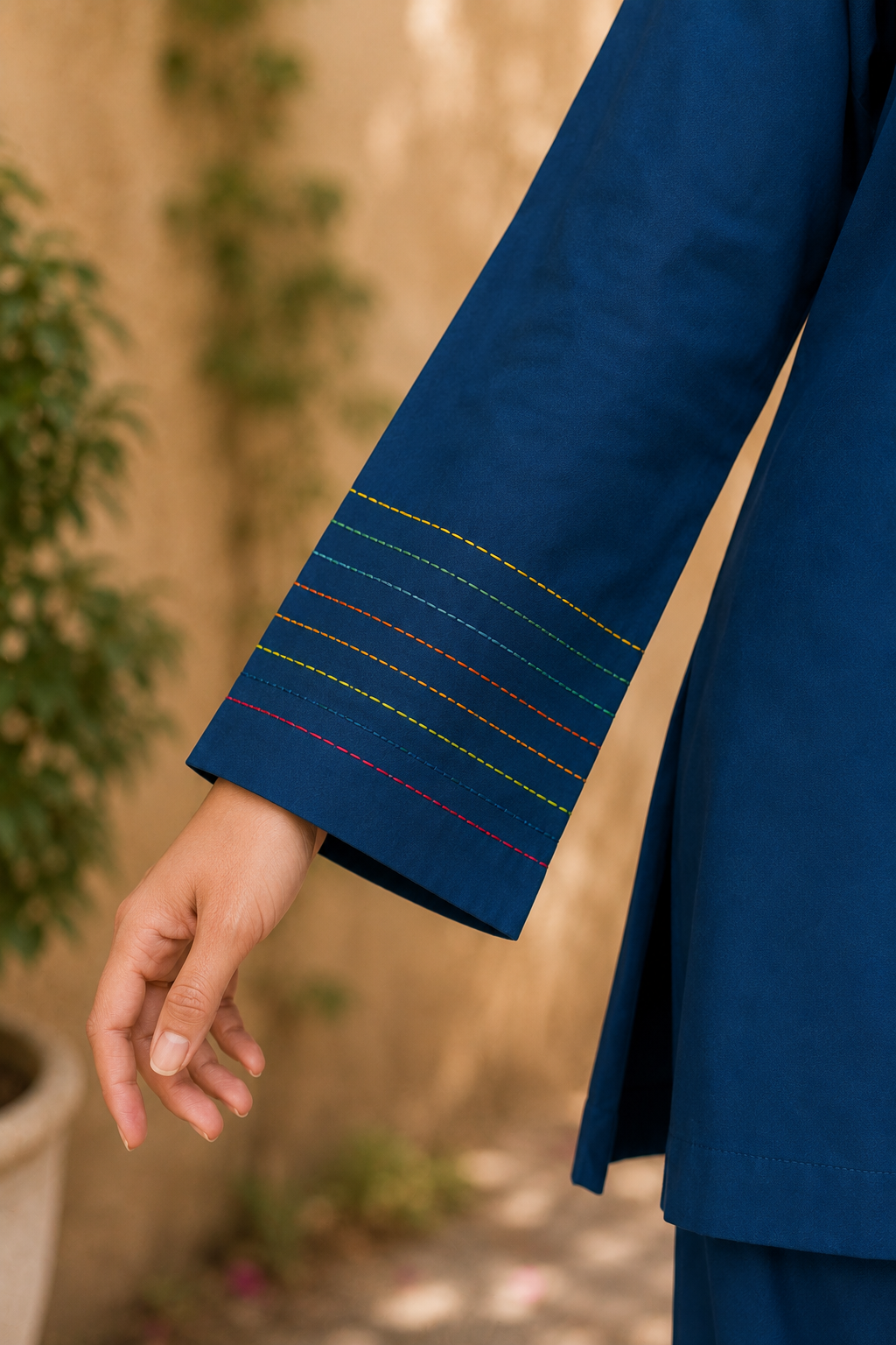 Deep Sapphire Blue Co-ord set (2pc)