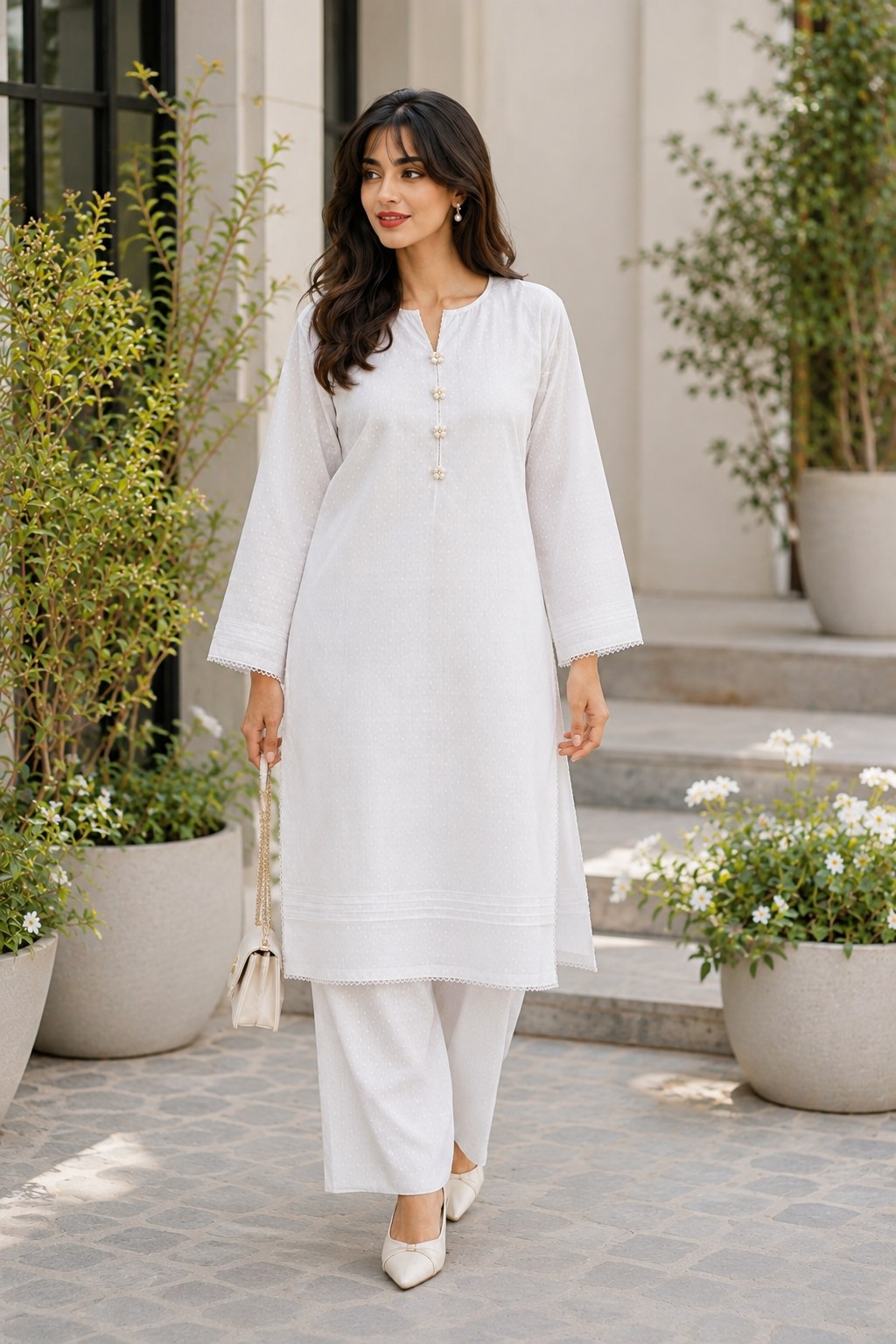 Ivory Pearl Co-Ord Set (2pc)