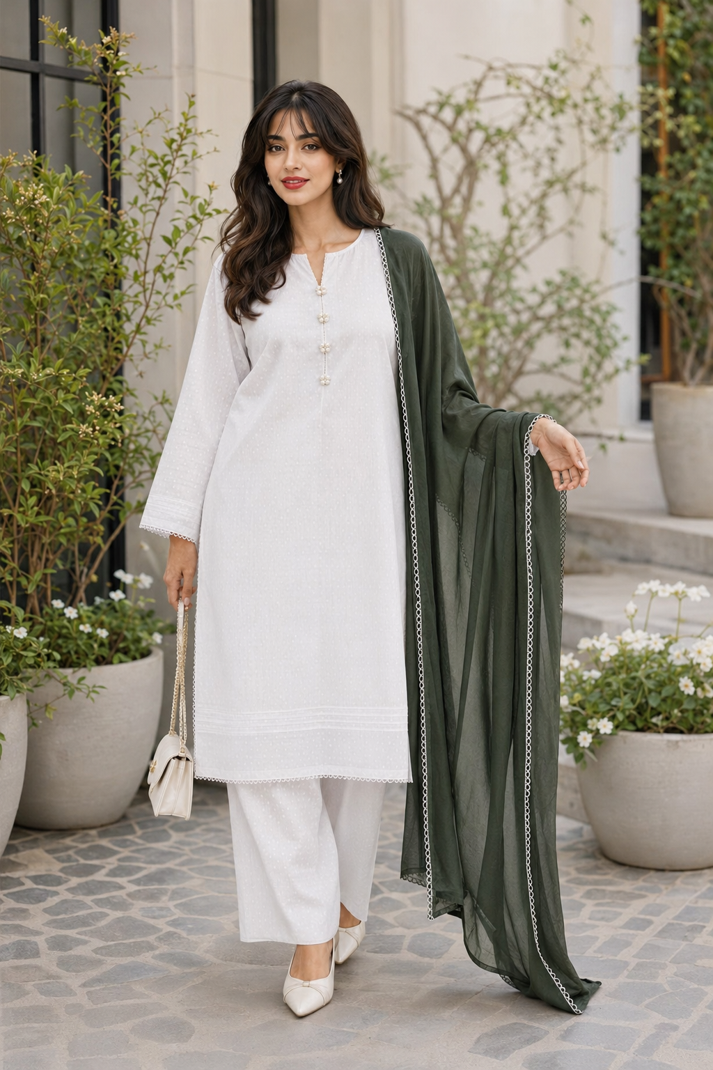 Ivory Pearl Co-Ord Set (2pc)
