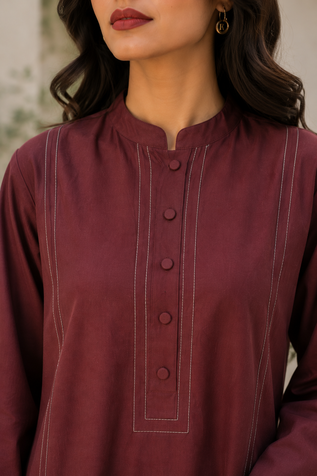 Maroon Co-Ord Set (2pc)