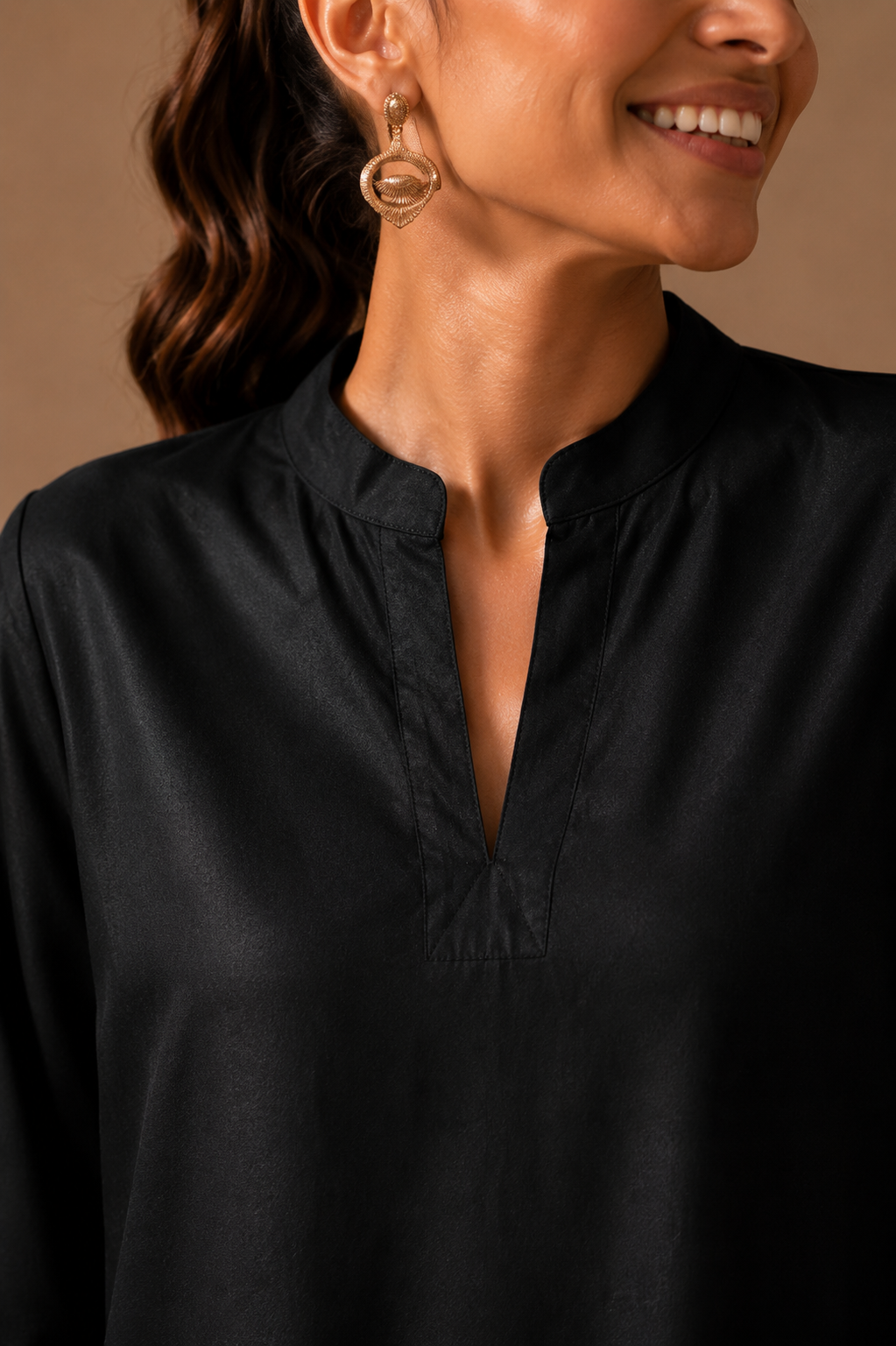 Noir Scallop Kurti