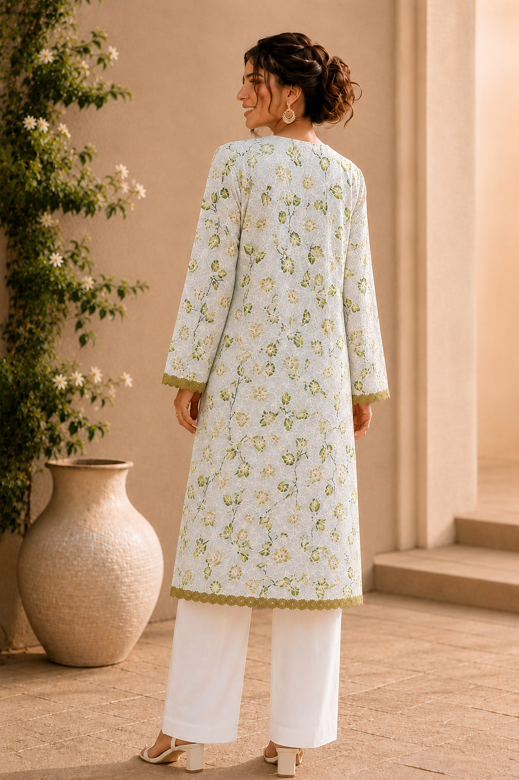Olive Noor – Chikankari Kurti