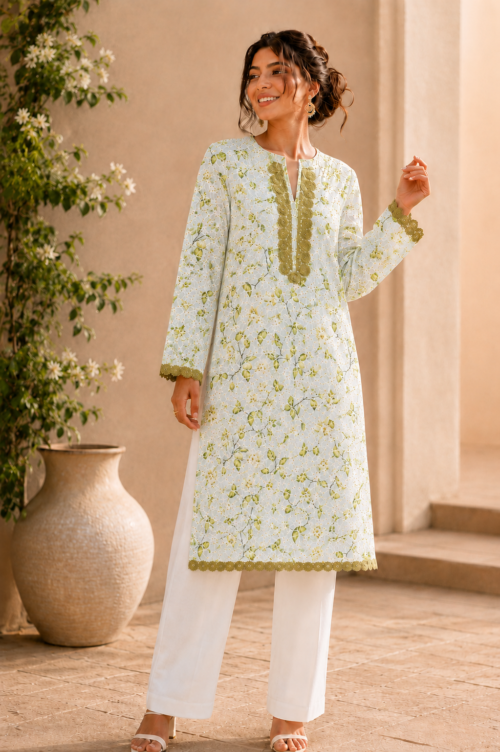 Olive Noor – Chikankari Kurti