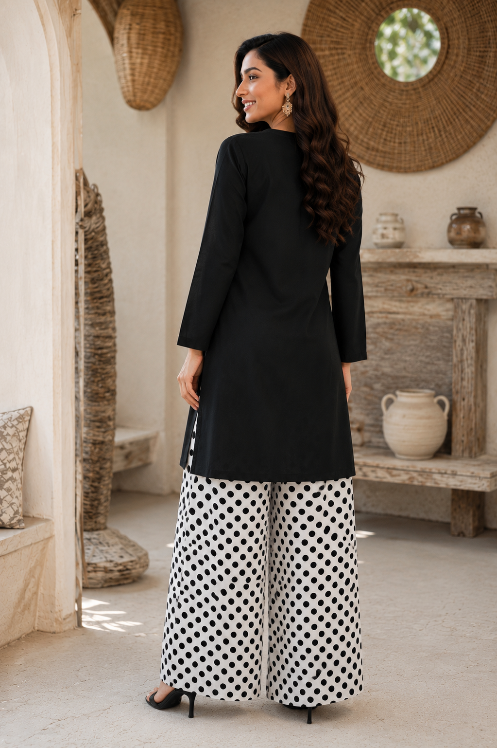 Noir Dot – 2pc Suit