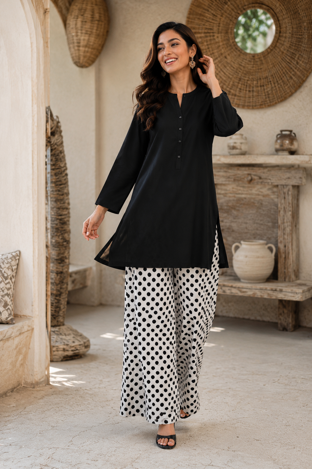 Noir Dot – 2pc Suit