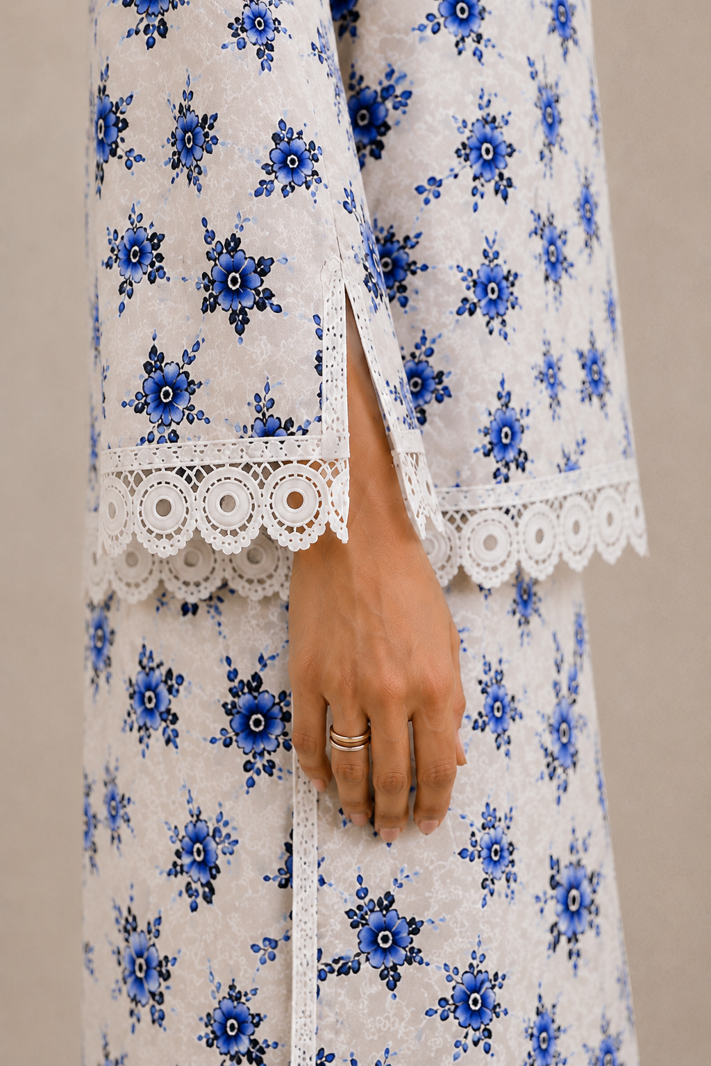 Azure Blossom Co-Ord Set (2pc)